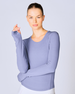 Load image into Gallery viewer, Rib Body Sculpting Long Sleeve Top in Various Colors
